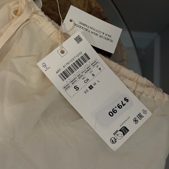 Zara Home Silk Cotton Shorts - Picture 3 of 5